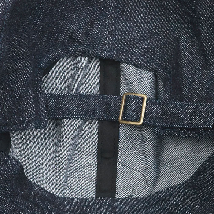 ��FULL��åڥ�� �ǥ˥७��å� FULLCOUNT �ե륫����� [ 6770 ]  Black FULL Wappen Denim Cap ����2���ۥ֥�å� ����ǥ����֥롼 FREE������ Made in Japan �ե륫����� �ǥ˥७��å� �١����ܡ��륭��å� FULL COUNT