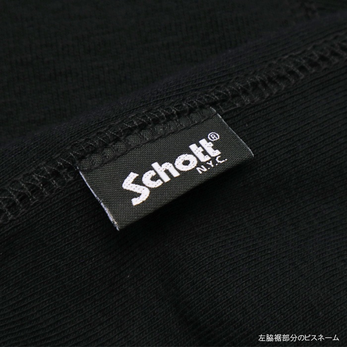 2025SS Schott ����å� 782-4934001 2PACK T-SHIRT 2�ѥå�T����� ȾµT����� �ȥåץ� ̵�� �֥�å� ���եۥ磻�� 2-PACK T����� ��100�� ��� ���� ����Ź