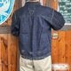 2107HTC FULL COUNT Type 1 On Studs by Zip Stevenson HTC(25SS)  [ Type 1 Denim Jacket ] 2107 13.7oz Denim ZIMBABWE COTTON100% �ե������� SELVEDGE DENIM G����󡡥�������� made in JAPAN �����