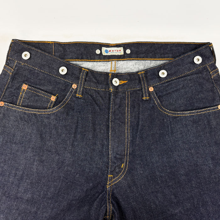 MOTOR RBTM15 "MOTOR NEW VINTAGE" OLD BAGGY DENIM TROUSER �Х����ǥ˥�ȥ饦���� ��INDIGO ����ǥ����ۥǥ˥�ѥ�� G�ѥ� ������ �⡼���� MOTO ���