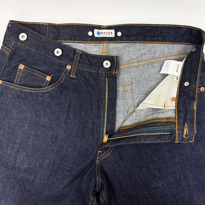 MOTOR RBTM15 "MOTOR NEW VINTAGE" OLD BAGGY DENIM TROUSER �Х����ǥ˥�ȥ饦���� ��INDIGO ����ǥ����ۥǥ˥�ѥ�� G�ѥ� ������ �⡼���� MOTO ���