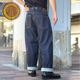 MOTOR RBTM15 "MOTOR NEW VINTAGE" OLD BAGGY DENIM TROUSER �Х����ǥ˥�ȥ饦���� ��INDIGO ����ǥ����ۥǥ˥�ѥ�� G�ѥ� ������ �⡼���� MOTO ���