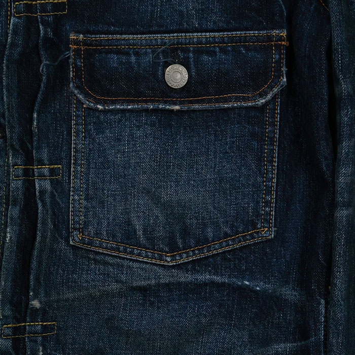 2025AW FULL COUNT �ե륫����� Type 1 2978D-2107 More Than Just Fear 13.7oz Denim Jacket �⥢���󥸥㥹�ȥե��� 1st ��������å� �ǥ˥ॸ�㥱�å� Made in Japan ������ FULLCOUNT ���᡼���ù� ���ʡڿ��� ��������Ź�� <br>