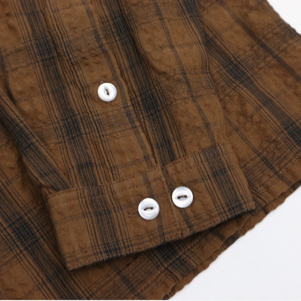 ¨Ǽġ2025SS VIN&AGE TYPE VSL6 LIGHT FABRIC SHIRT  󥢥ɥ 饤ȥե֥å֥쥷 ֥饦 ֥롼 Ĺµ  ֥å  ᥫ