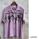 SH39705 STAR OF HOLLYWOOD HOPSACK RAYON OPEN SHIRT ��SHRUNKEN HEAD�ɥ��������֥ϥꥦ�å� �ۥåץ��å� �졼��� �����ץ󥷥�� �����󥱥�إå� Ⱦµ ���Υ��󥿡��ץ饤�� �����ϥ���� �ѡ��ץ� ��å�