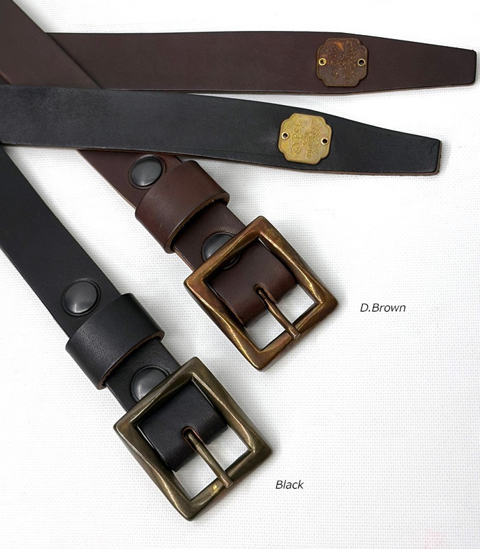 GYPSY&SONS ���ץ�������ɥ��� GS2449995 SKINNY BELT �����ˡ� �٥�� ������ ���� ��� FREE SIZE ���ᥫ�� �֥�å� �������֥饦�� �ʥ����٥�� 25mm�� ����