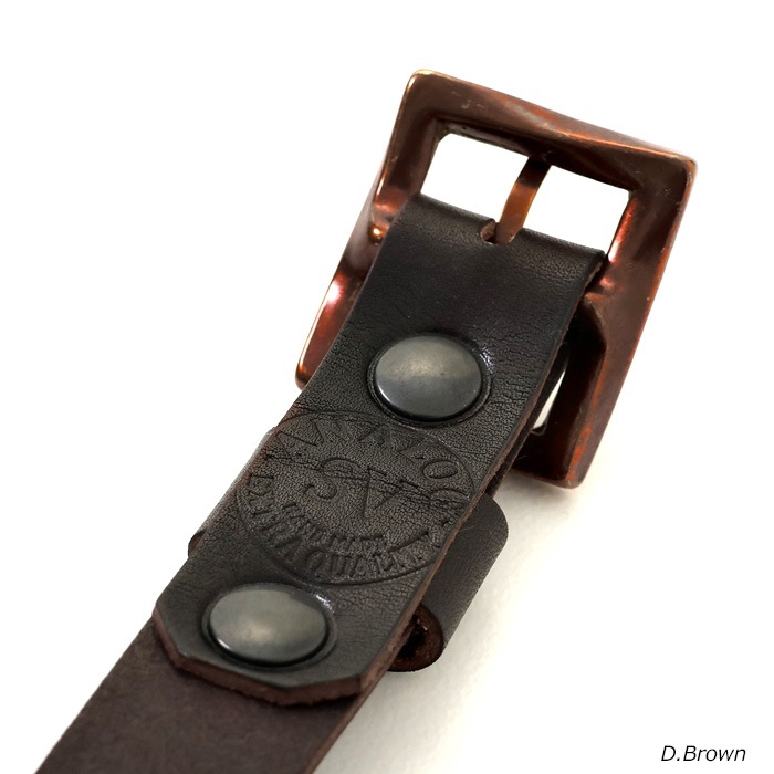 GYPSY&SONS ���ץ�������ɥ��� GS2449995 SKINNY BELT �����ˡ� �٥�� ������ ���� ��� FREE SIZE ���ᥫ�� �֥�å� �������֥饦�� �ʥ����٥�� 25mm�� ����