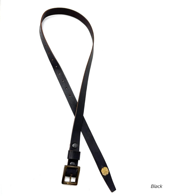 GYPSY&SONS ���ץ�������ɥ��� GS2449995 SKINNY BELT �����ˡ� �٥�� ������ ���� ��� FREE SIZE ���ᥫ�� �֥�å� �������֥饦�� �ʥ����٥�� 25mm�� ����