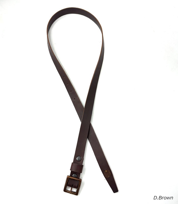 GYPSY&SONS ���ץ�������ɥ��� GS2449995 SKINNY BELT �����ˡ� �٥�� ������ ���� ��� FREE SIZE ���ᥫ�� �֥�å� �������֥饦�� �ʥ����٥�� 25mm�� ����