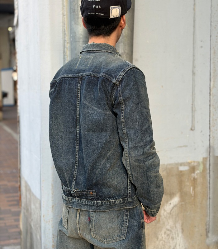 TCB������ ��Fat Cats Records�� Faded S40's Jacket 14oz ����ǥ��� �ǥ˥ॸ�㥱�å� �桼���ɲù� ���᡼���ù� ��󥦥��å��� ��� ��ǥ����� ���� TCB jeans [ �ƥ��������ӡ������� ] 