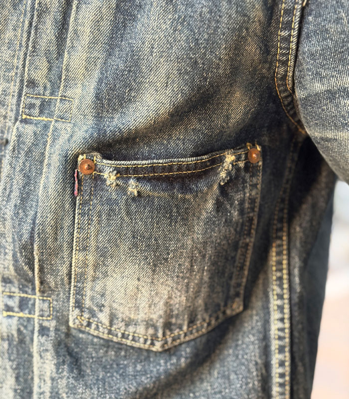 TCB������ ��Fat Cats Records�� Faded S40's Jacket 14oz ����ǥ��� �ǥ˥ॸ�㥱�å� �桼���ɲù� ���᡼���ù� ��󥦥��å��� ��� ��ǥ����� ���� TCB jeans [ �ƥ��������ӡ������� ] 