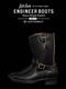���̸��� ATTRACTIONS / ���ȥ饯����� BILTBUCK / �ӥ�ȥХå� LOT.269LTD Engineer Boots / Heavy-Weight Kipskin ���󥸥˥��֡��� �إӡ��������ȥ��åץ����� ���� ���󥸥˥��֡��� �֥�å� ������