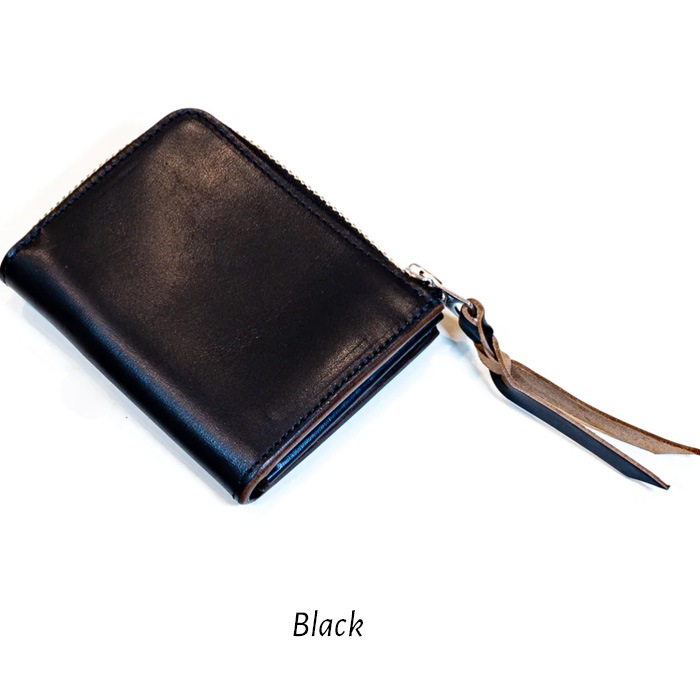 OPUS INCEPTION HORSE BUTT LEATHER L.FASTENER SHORT WALLET  [IPW-09] �����ѥ� ���󥻥ץ���� �ۡ����Хå� L�����ե����ʡ����硼�ȥ�����å� L.���åץ�����å� ��BLACK BROWN�� ������ �쥶��������å� �ϳ� ����ѥ��ȥ�����å�<br>