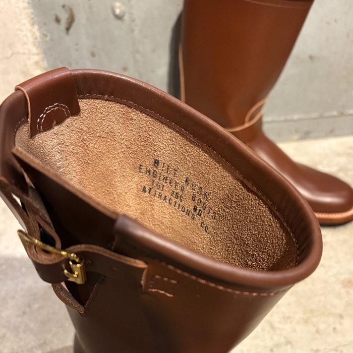 ATTRACTIONS / ���ȥ饯����� BILTBUCK / �ӥ�ȥХå� LOT.269SP Steerhide Engineer Boots -Brown��Gold- ���󥸥˥��֡��� ��������ʤᤷ�Υ��ƥ��ϥ���? ���� ���󥸥˥��֡��� �֥饦��ߥ�����ɥ��顼�Хå��� ���ڥ�����ǥ� ������
