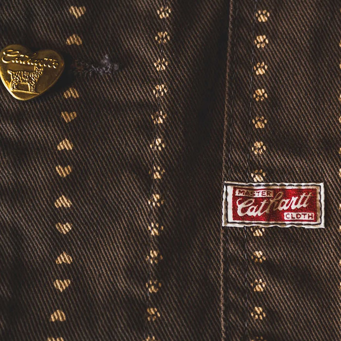 TCB������ ����åȥϡ��� ���祢������ �֥饦��ݥ����ȥ饤�� ���С������른�㥱�å� Cathartt Chore Coat Brown Paw Stripe �ƥ��������ӡ������� TCB jeans�����͡�TCB jeans ǭ �ϡ��ȥܥ���