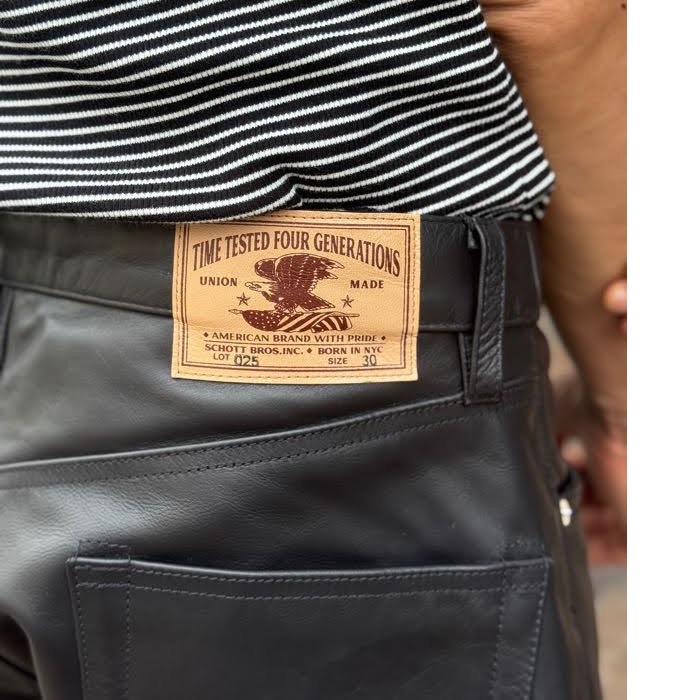 Schott ����å� 782-5915002 LOT.025 LEATHER PANTS �쥶���ѥ�� �����쥶�� ���� �֥�å� �Х����� ���ᥫ�� ����å� �쥶���ѥ�� ��� ��schott ������������Ź ��