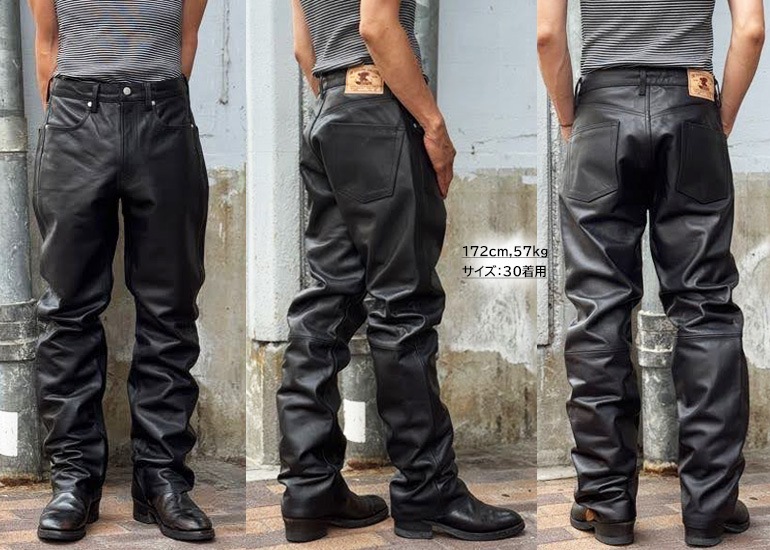 Schott ����å� 782-5915002 LOT.025 LEATHER PANTS �쥶���ѥ�� �����쥶�� ���� �֥�å� �Х����� ���ᥫ�� ����å� �쥶���ѥ�� ��� ��schott ������������Ź ��