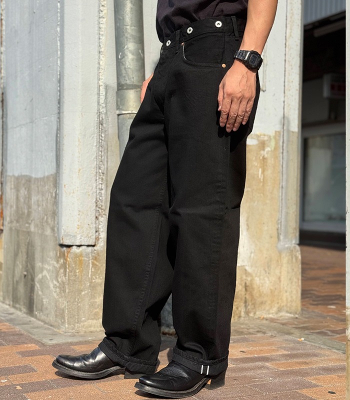 MOTOR RBTM15B ��BLACK��"MOTOR NEW VINTAGE" OLD BAGGY BLACK DENIM TROUSER �Х����ǥ˥�ȥ饦���� �֥�å� �ǥ˥�ѥ�� G�ѥ� ������ �⡼���� MOTO ���<br>