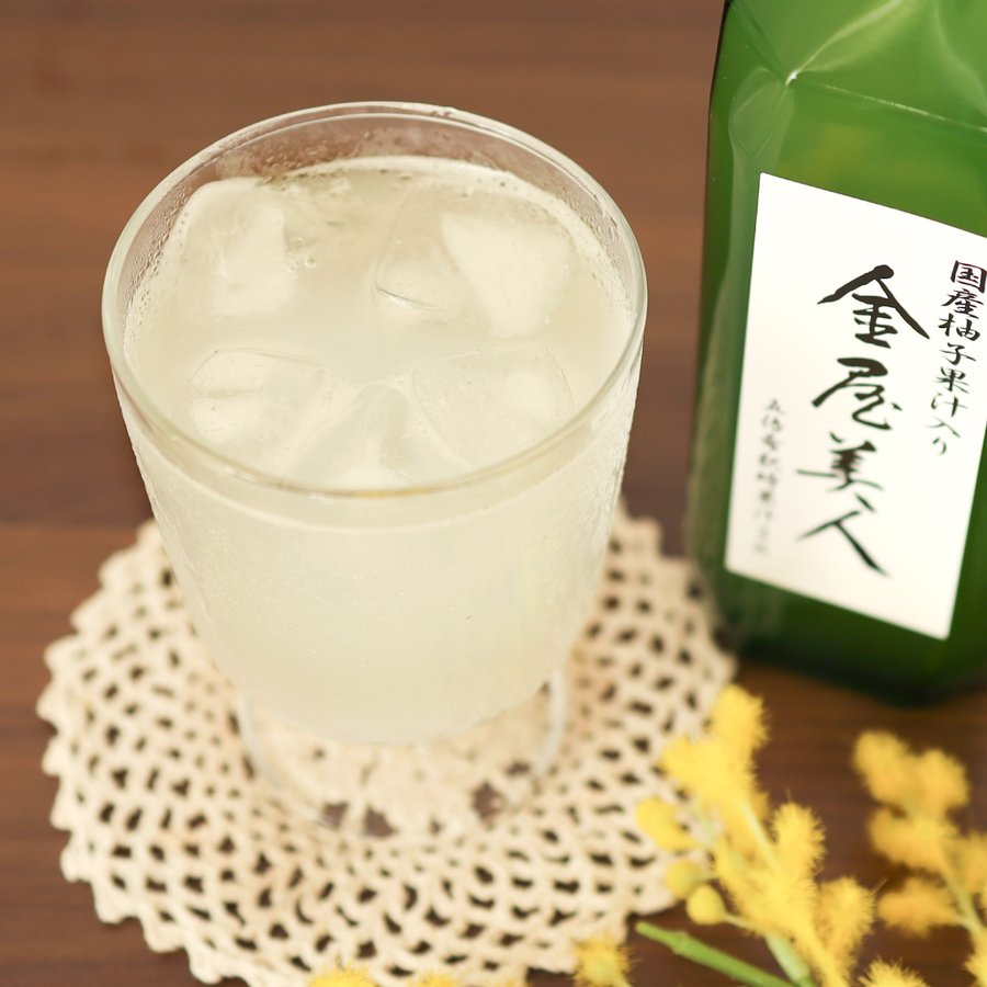 富山名産金屋 濃縮ゆずドリンク 金屋美人 500ml 2本セット