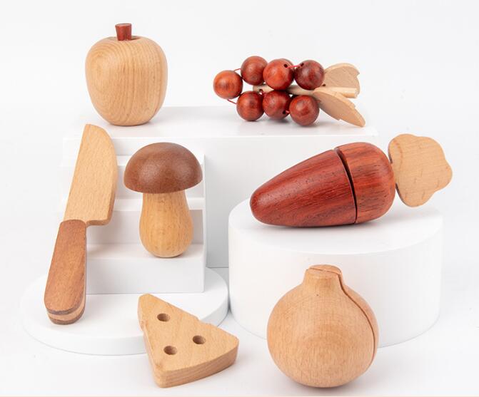 木製キッチンおままごと　たべものセット