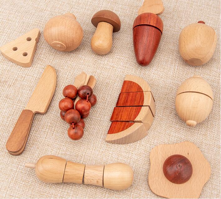 木製キッチンおままごと　たべものセット