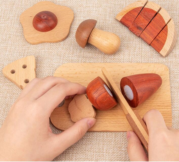 木製キッチンおままごと　たべものセット