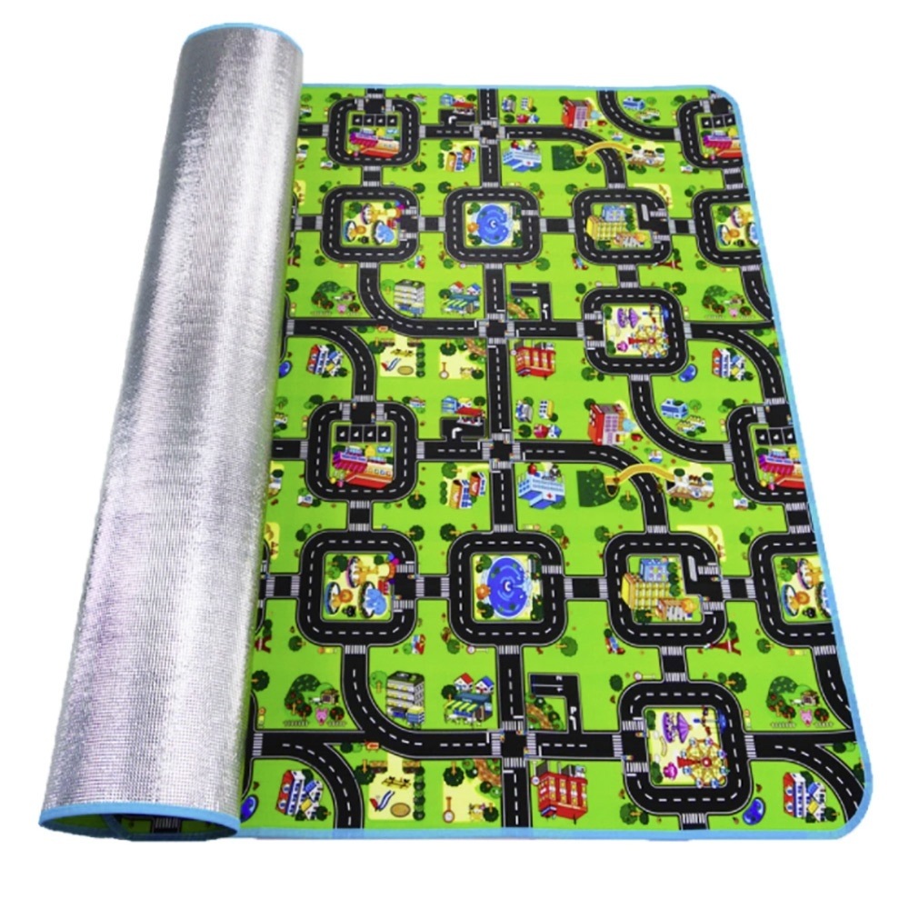 玩具 プレイマット特大道路 ーVer4ー 200×160cm