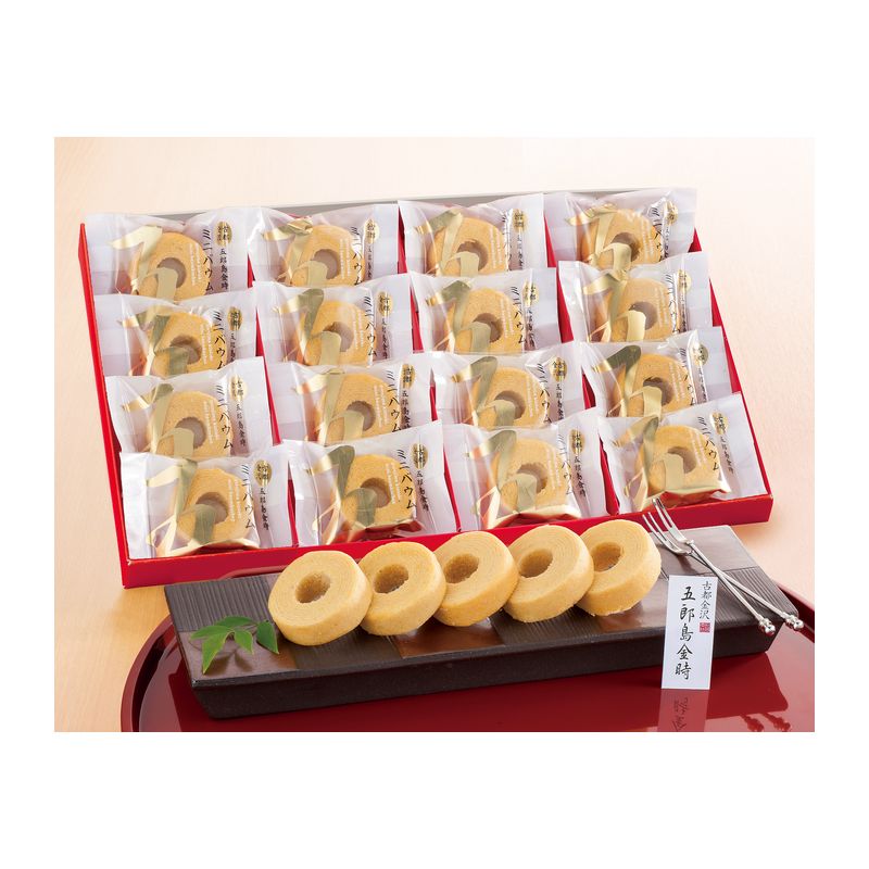 金沢　五郎島金時ミニバウムクーヘン　16個入