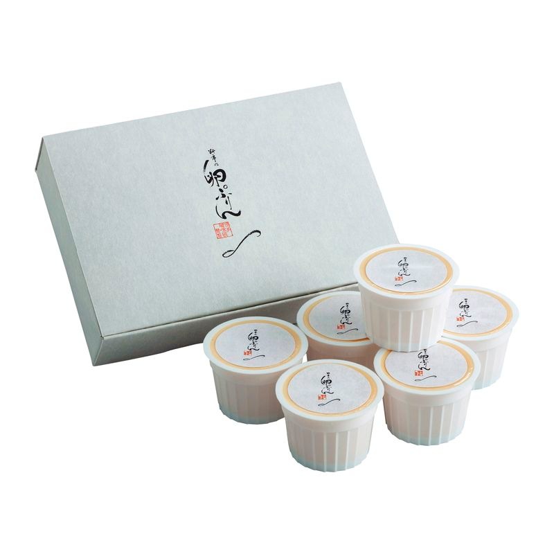 博多華味鳥 料亭の卵ぷりん　黒蜜　6個