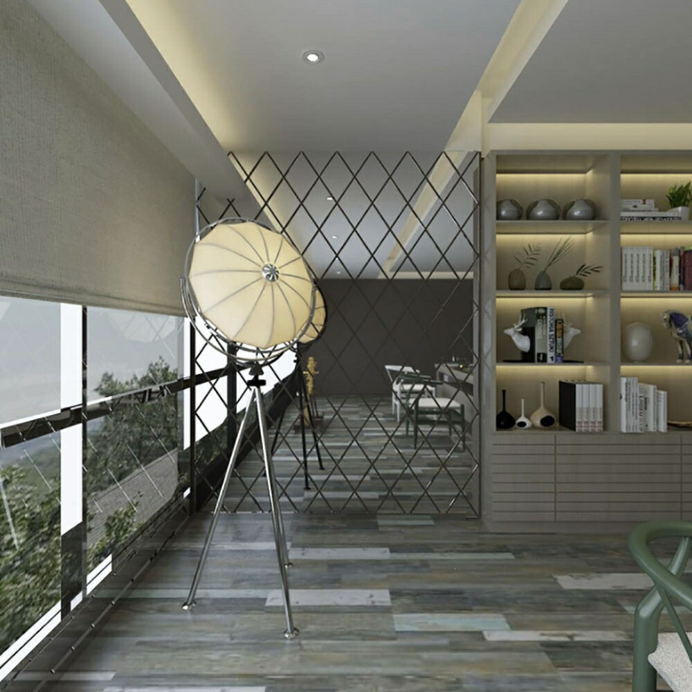 ひし形ミラーシール 64枚セット