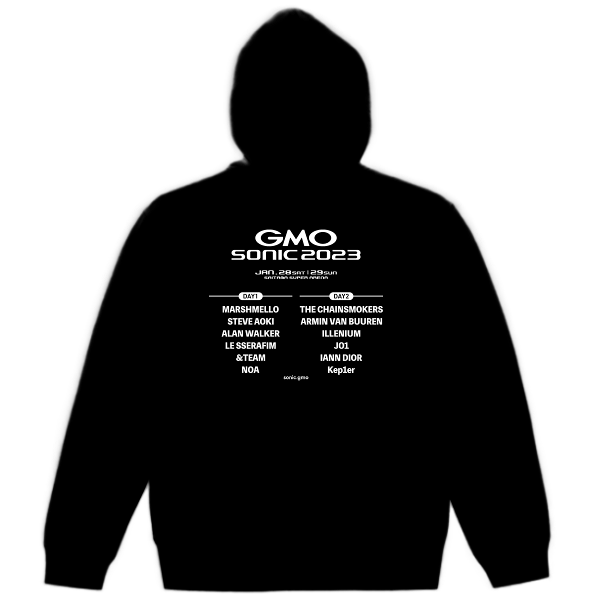 Sphere Graphic Hoodie BLACK