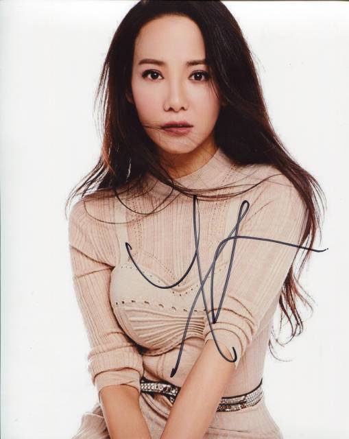 フィオナ・シェー直筆サイン入り写真□シンガポール女優/クレイジー