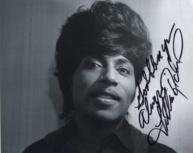 リトル・リチャード直筆サイン入り写真 ロックンロール・レジェンド UACCRD永久保証