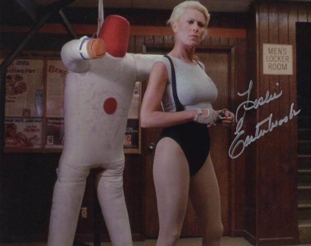 レスリー・イースターブルック直筆サイン入り写真 ポリス・アカデミー UACCRD永久保証