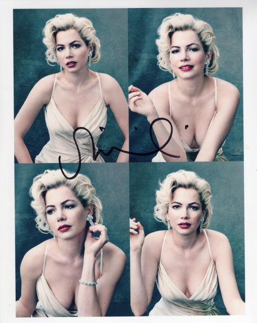 ミシェル・ウィリアムズ直筆サイン入り超大型写真…彼を二度愛したら ミシェル・ウィリアムズ直筆サイン入り超大型写真…彼を二度愛したら