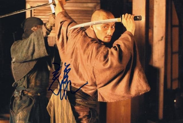 ケン・ワタナベ(渡辺謙)直筆サイン入り写真□ラスト サムライ○UACCRD