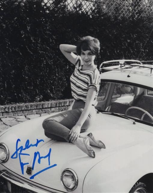フランソワーズ・アルヌール直筆サイン入り写真□フランス名女優