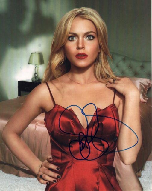 リンジー・ローハン直筆サイン入り2Lサイズ写真…Lindsay Lohan 【公式