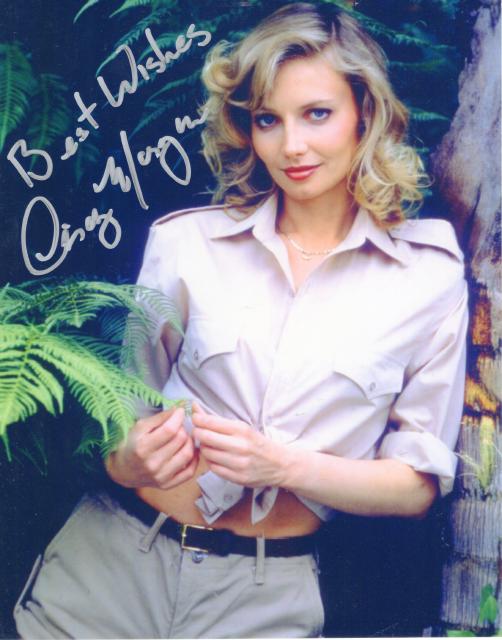 シンディ・モーガン直筆サイン入り写真□ボールズ・ボールズ/トロン