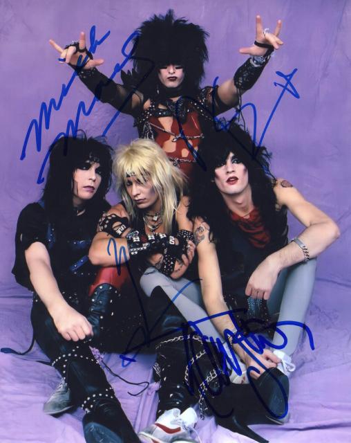 直筆サイン入り写真 モトリー・クルー Motley Crue ヴィンス・ニール