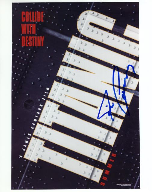 直筆サイン入り写真 ジェームズ・キャメロン アリータ/フレームなし/SA