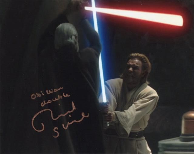 スターウォーズ　直筆サイン　オビワン リチャード・ストライド直筆サイン入り写真□スター・ウォーズ