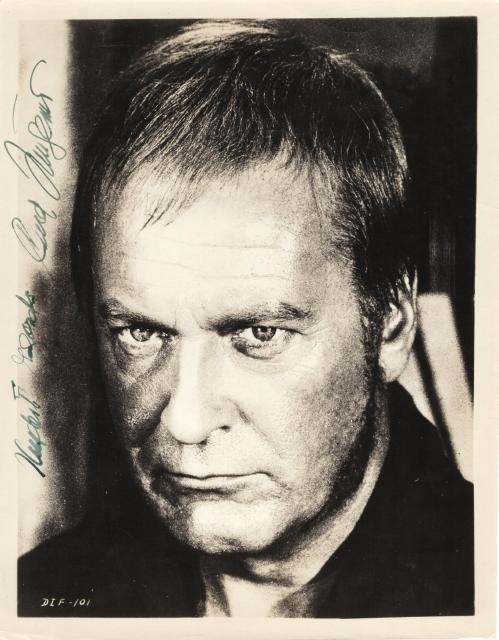 クルト・ユルゲンス直筆サイン入り写真 ドイツ名俳優/007 私を愛したスパイ/史上最大の作戦/素直な悪女 UACCRD永久保証