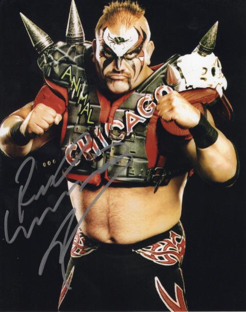 アニマル・ウォリアー 直筆サイン入り色紙 貴重！ロード・ウォリアーズ