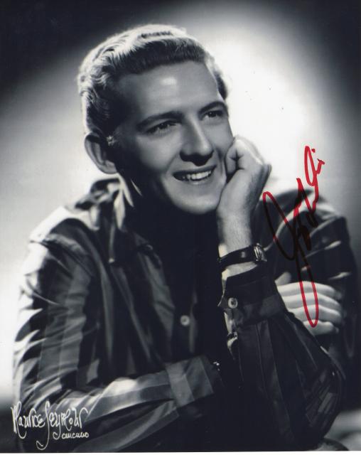 ジェリー・リー・ルイス直筆サイン入り写真□ロックンロール・先駆者