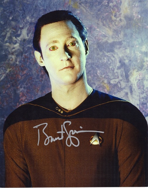 スター　トレック　サインカード　B-4 ブレント　スパイナー　データ　ピカード スター トレック サインカード B-4 ブレント スパイナー データ