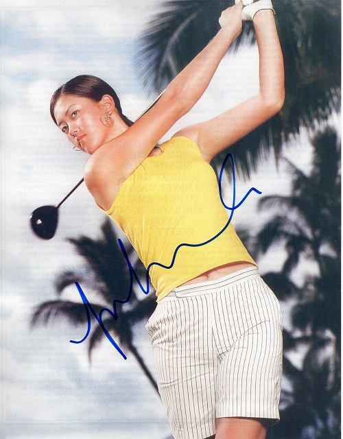 ミッシェル・ウィー直筆サイン入りボール&冊子 ミシェルウィー