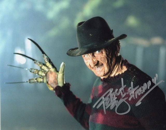 ロバート・イングランド直筆サイン入り写真□エルム街の悪夢/フレディ