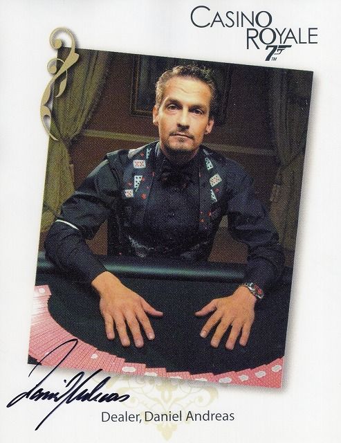 ダニエル・アンドレアス直筆サイン入り写真□007/カジノ・ロワイヤル
