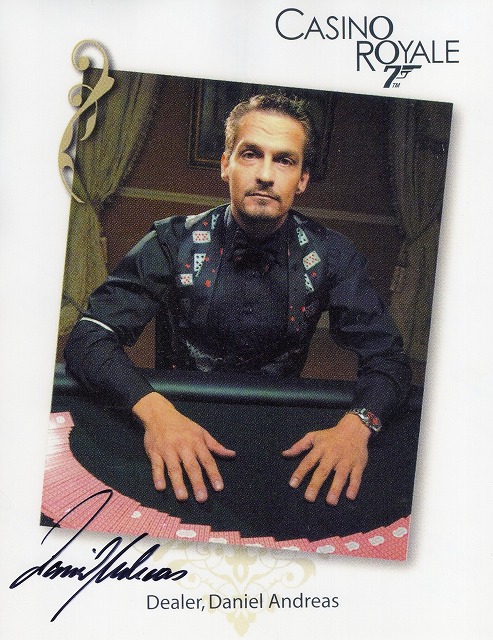 ダニエル・アンドレアス直筆サイン入り写真□007/カジノ・ロワイヤル